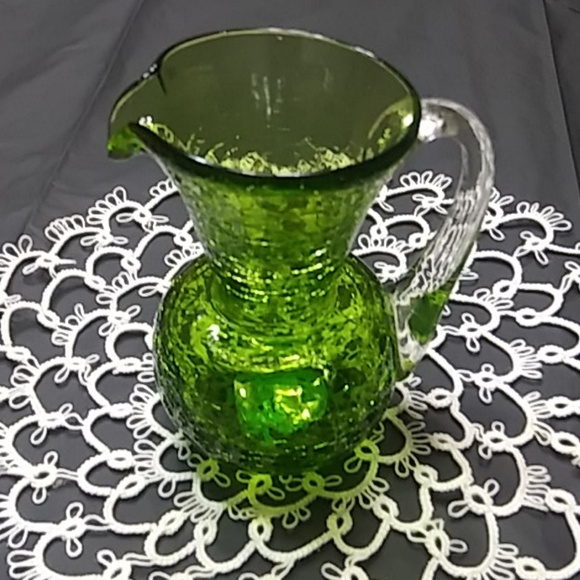 Vintage Crackle Miniature Pitcher - Picture 2 of 4